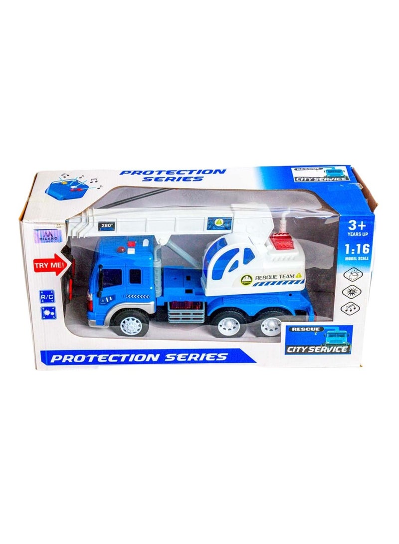 Crane Truck Protection Series 1:16 City Service with Remote Control - SY755K-J05