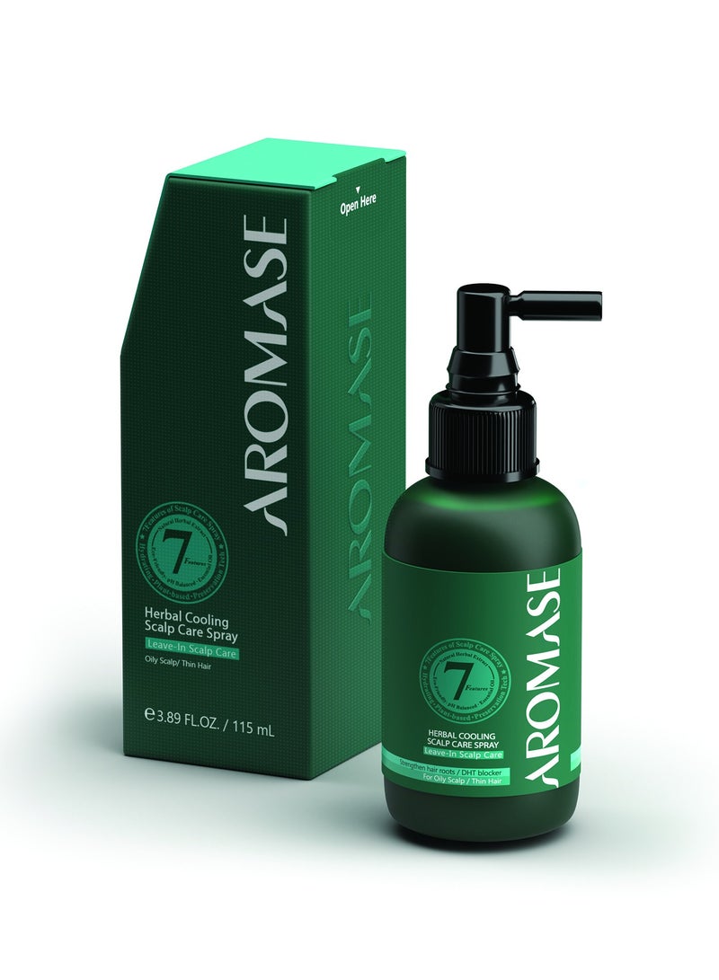 AROMASE Herbal Cooling Scalp Care Spray 115 ml - Image 1