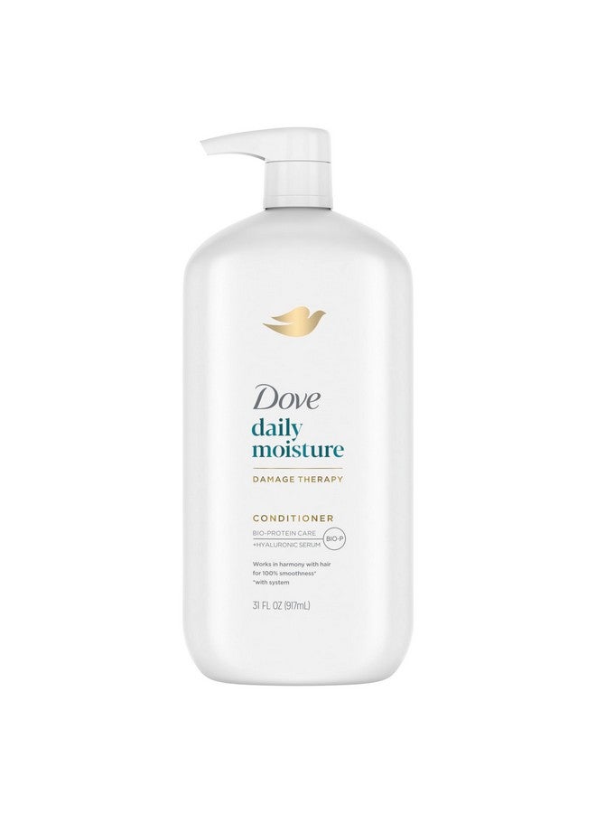 دوف مجموعة بلسم العناية الفائقة للترطيب اليومي من 4 قطع للشعر الجاف مع مركب Bio-Restore، 31 أونصة - Image 1