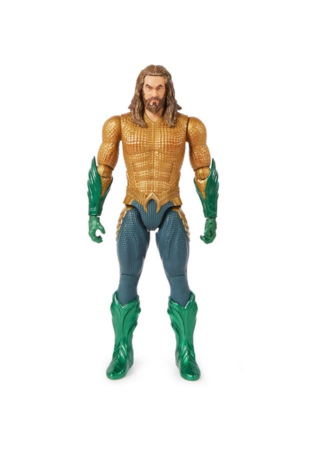 AQUAMAN - Dc Comics, Aquaman Action Figure, 12 Inch, Detailed Sculpt And Movie Styling, Easy To Pose, Collectible Superhero Kids Toys For Boys & Girls - Image 1