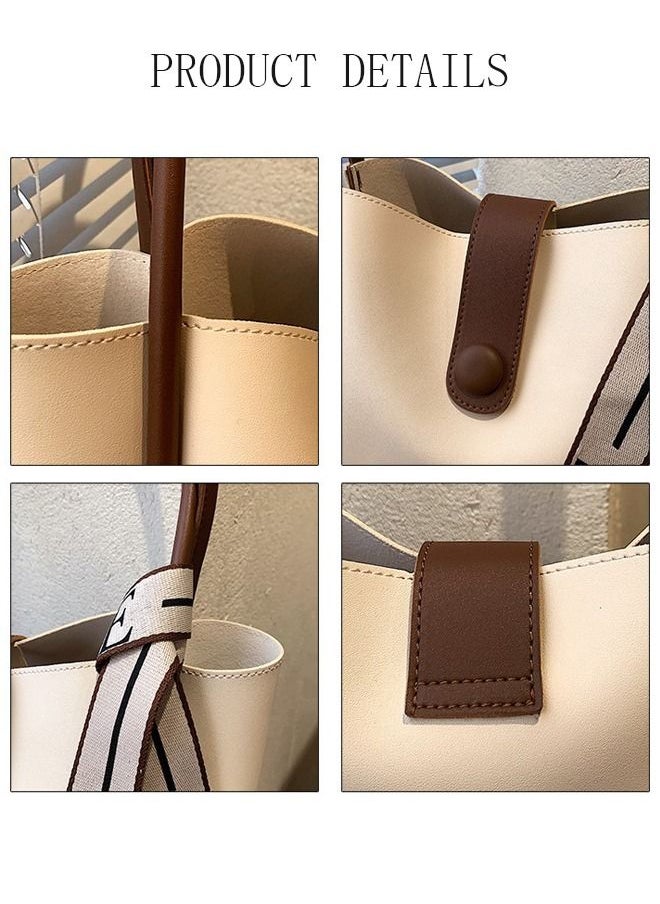 DUNISO - Women's Shoulder Tote Bag  Leather Handbag For Women Retro Large Capacity Messenger Fashionable Travel Hand Bag - Image 1