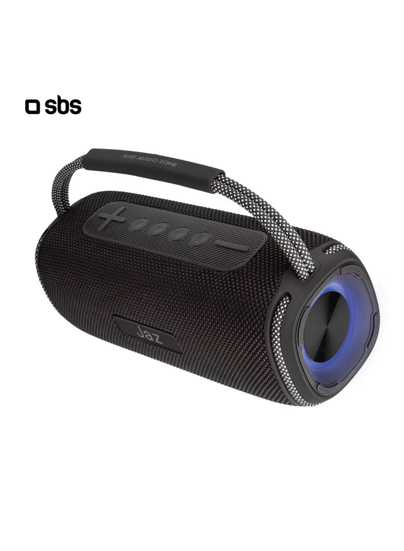 SBS مكبر صوت محمول بتقنية البلوتوث مع شهادة مقاومة الماء IPX6، تصميم بسيط، مكبر صوت متعدد المدخلات مع حزام ومصباح LED، مريح، صوت عالي الجودة يجعل مكبر صوت SBS خيارًا شائعًا - Image 5