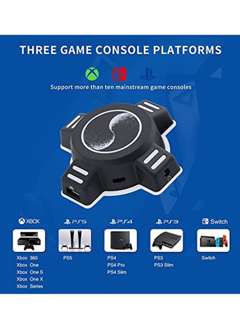 لوحة مفاتيح وماوس RGB للألعاب لأجهزة PS4 / Xbox One / Nintendo Switch / PS3 / PC