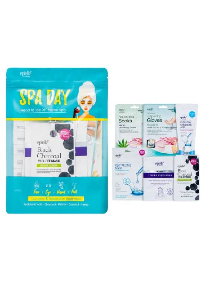 Epielle Skincare Beauty Kit ; Korean Beauty ; 6 Items Included ; Gift Set For Women Spa Gift For Women (Spa Day Kit) - Image 2