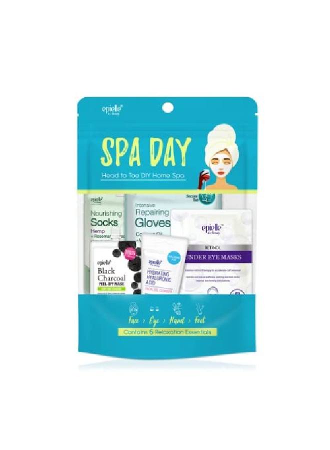 Epielle Skincare Beauty Kit ; Korean Beauty ; 6 Items Included ; Gift Set For Women Spa Gift For Women (Spa Day Kit) - Image 4