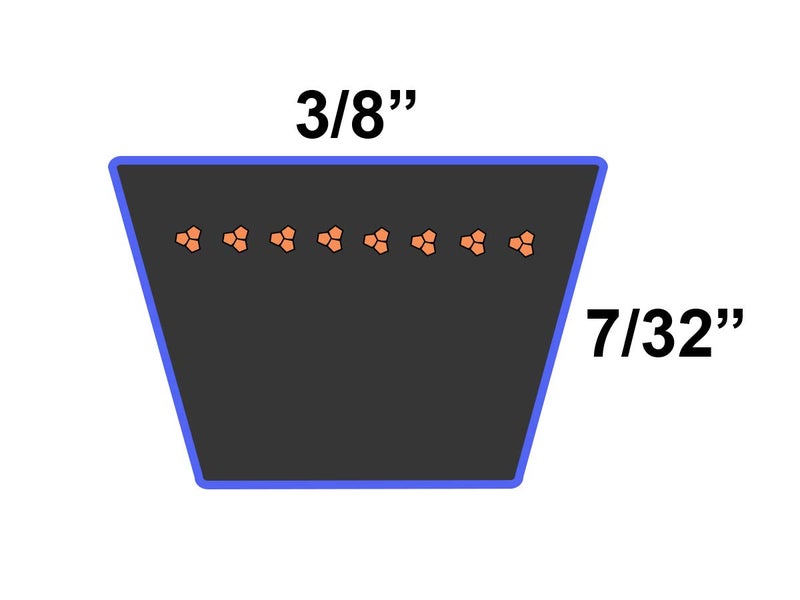 D&D PowerDrive 1733324SM Simplicity Manufacturing Kevlar Replacement Belt, 1 Band, Aramid - Image 2