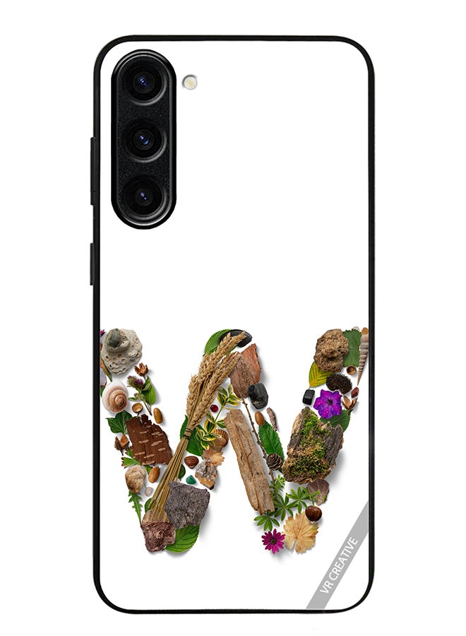 VR CREATIVE Protective Case Cover For Samsung Galaxy S24 Plus Alphabet W Design Multicolour - Image 1