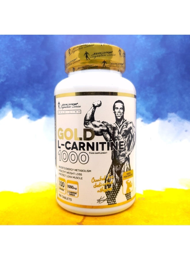 KEVIN LEVRONE Gold L-Carnitine 1000 100 tablets - 100 Serving - Image 4