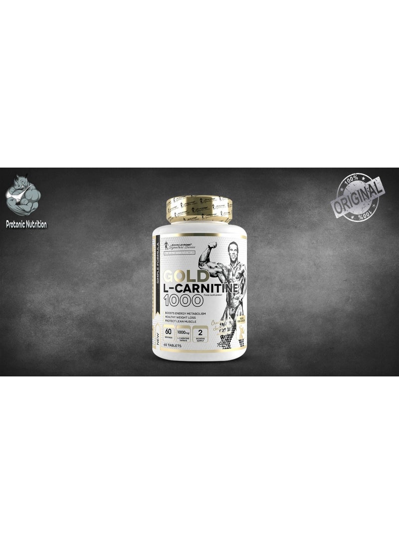 KEVIN LEVRONE Gold L-Carnitine 1000 100 tablets - 100 Serving - Image 3