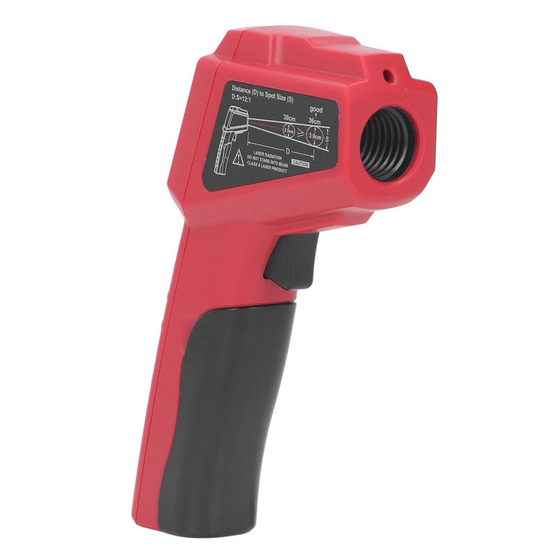 Infrared Thermometer -50℃ To 380℃ Range Backlit Lcd Display Non-contact Temperature Meter - Auto Shutdown & Low Battery Indicator Infrared Temp Gauge For Industrial, Household & Food Processing Use - Image 1