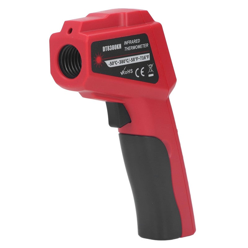 Infrared Thermometer -50℃ To 380℃ Range Backlit Lcd Display Non-contact Temperature Meter - Auto Shutdown & Low Battery Indicator Infrared Temp Gauge For Industrial, Household & Food Processing Use - Image 2