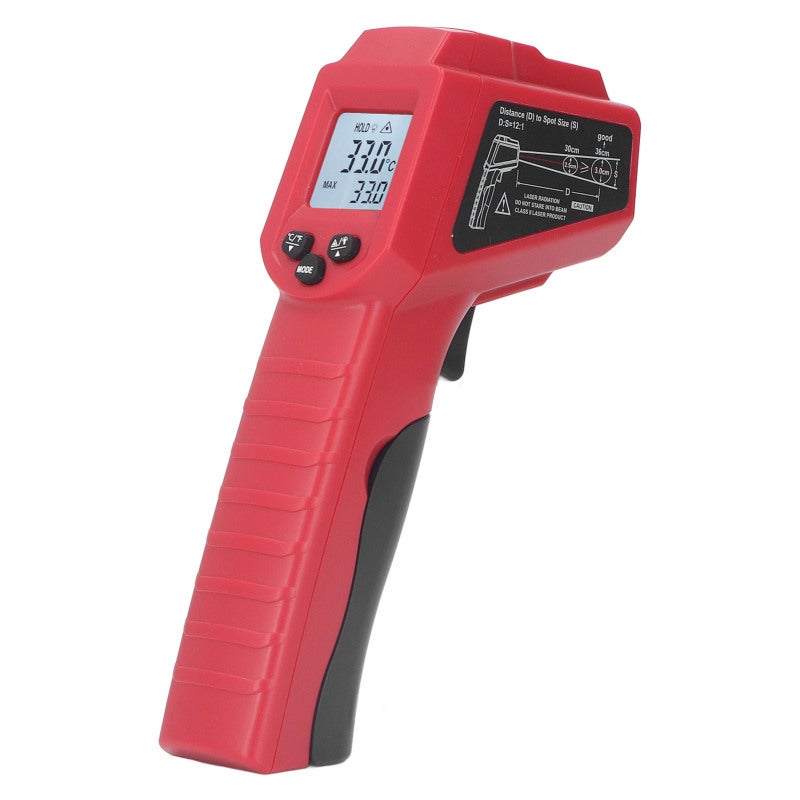 Infrared Thermometer -50℃ To 380℃ Range Backlit Lcd Display Non-contact Temperature Meter - Auto Shutdown & Low Battery Indicator Infrared Temp Gauge For Industrial, Household & Food Processing Use - Image 4