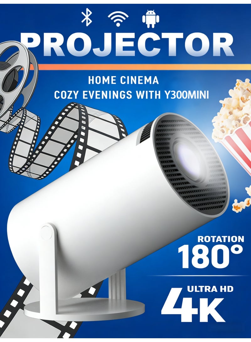【Small Home Master】Ultra-Short Throw 1080P Projector | Lossless Image Quality Calibration Technology | Install Anywhere on Corners/Ceilings | Ideal Projection for Small Apartments - Image 1