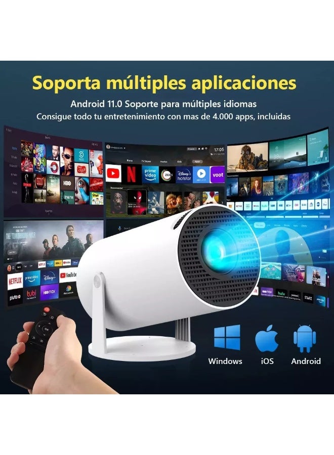 【Small Home Master】Ultra-Short Throw 1080P Projector | Lossless Image Quality Calibration Technology | Install Anywhere on Corners/Ceilings | Ideal Projection for Small Apartments - Image 2