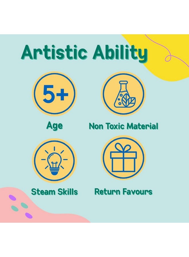 Wonderland DIY Craft kit Paint Your Planter/Pen Stand |Gift Set for Kids| Zebra Shape - Image 4