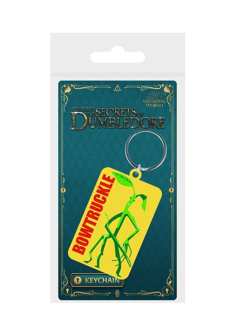 Warner Bros Fantastic Beasts the Secrets of Dumbledore Bowtruckle (Rubber Keychain)