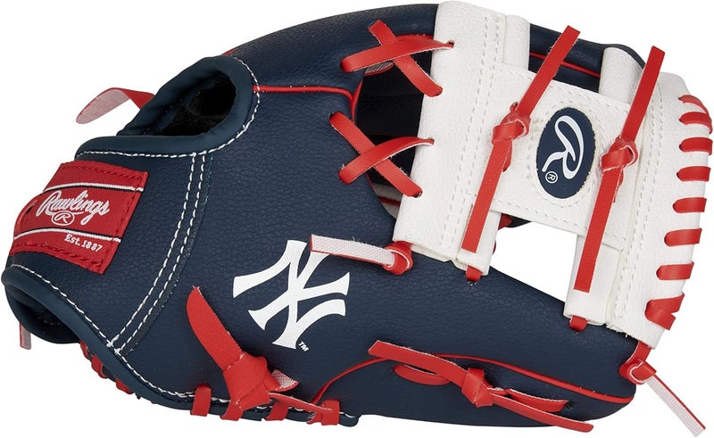 Rawlings | MLB Players Glove Series | T-Ball & Youth Baseball Gloves | 10" | All MLB Teams - Image 1