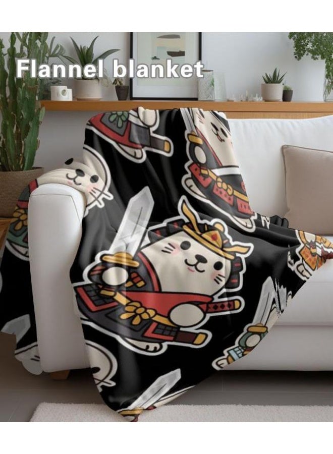 عام بطانية رقيقة من الفانيلا الكرتونية للأطفال والرضع (دافئة ومريحة، ومناسبة للنوم والألعاب) 70 سم * 100 سم - Image 3