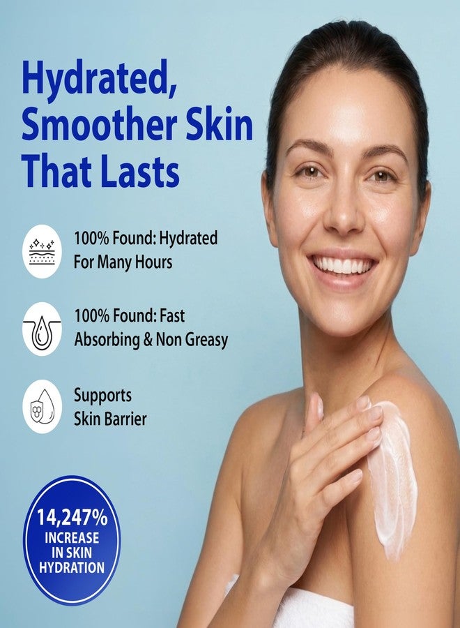 Dr. Denese HydroShield Advanced Body Emulsion 8 oz – Lightweight Hydrating Body Lotion with Hyaluronic Acid, Multi-Peptides, Ceramides & Matrixyl 3000 – Fast-Absorbing Moisturizing Body Cream - Image 2