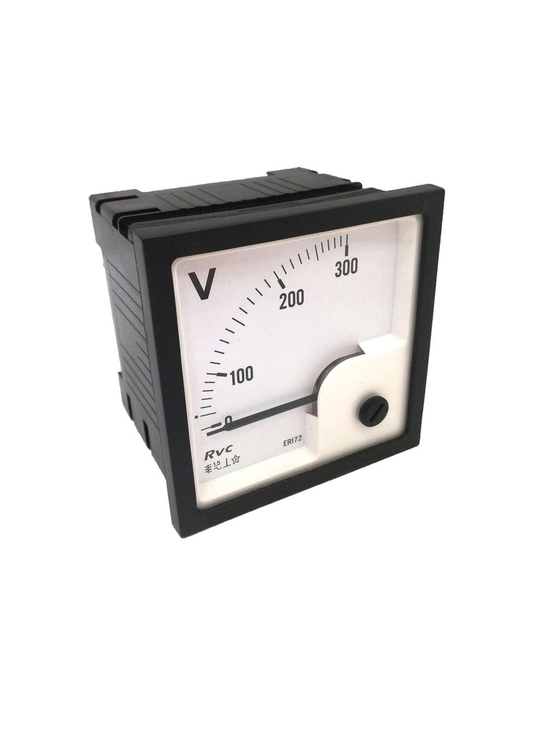 Generic AC Analogue Panel Voltmeter 72x72 - Direct Type - ERI72VD  - Image 1