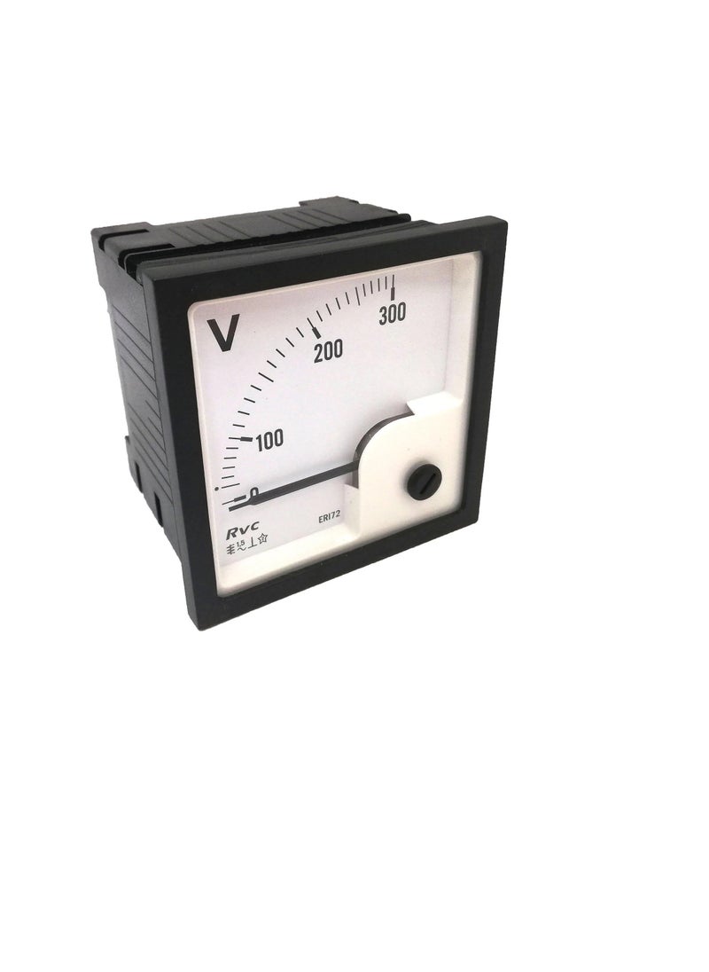 Generic AC Analogue Panel Voltmeter 72x72 - Direct Type - ERI72VD  - Image 2