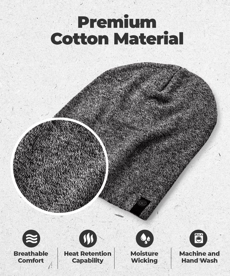Revony Warm Slouchy Beanie Hat - Deliciously Soft Daily Beanie in Fine Knit - Image 2