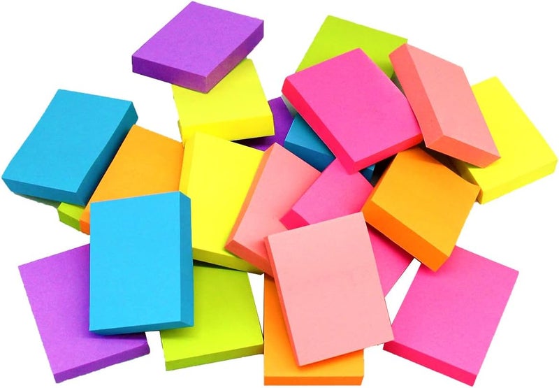 Vanpad Mini Sticky Notes 1.5x2 Inches,48 Pads, Bright Colors Self-Stick Pads,75 Sheets/Pad… - Image 4