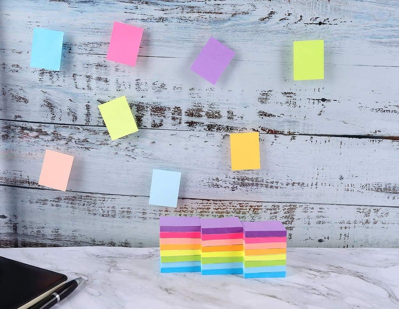 Vanpad Mini Sticky Notes 1.5x2 Inches,48 Pads, Bright Colors Self-Stick Pads,75 Sheets/Pad… - Image 5
