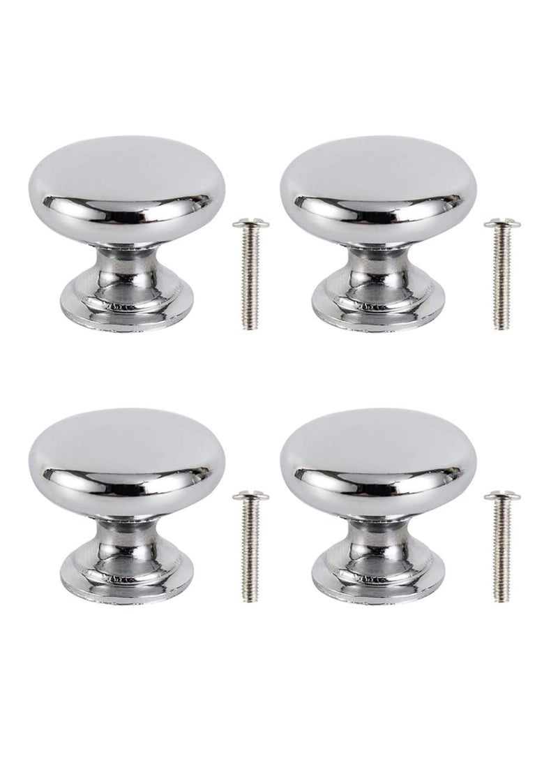 Oasisgalore 4 Pack Round Cabinet Knobs Drawer Knob for Kitchen Cupboard Door，Drawer  - Image 1