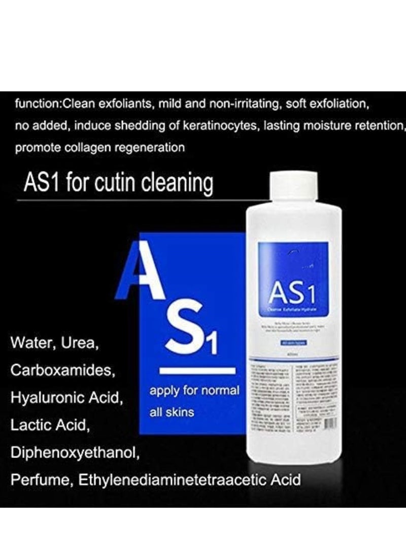 AS1 SA2 AO3 Aqua Peeling Solution Premium Salon Professional Dermabrasion Serum for Small Bubble Skin Care Facial Mask Machine (AS1,400ml) - Image 2