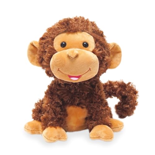 Cuddle Barn  Crackin Up Coco  Super Soft Animated Twirling Moving Monkey Stuffed Animal Plush Toy  Spins Around Making Monkey Sounds  Great Gift for Toddlers and Kids Ages 1 and Over  10 Inches - Image 1