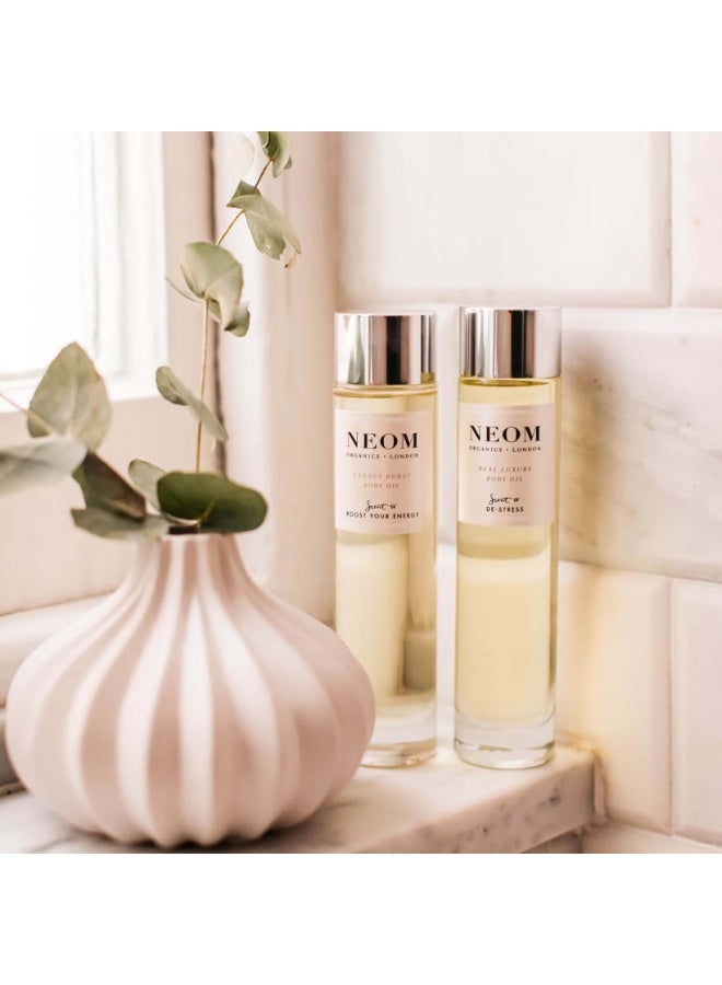 نيوم زيت الجسم الفاخر الحقيقي من نيوم أورجانيكس لتخفيف التوتر، 100 مل - Image 3