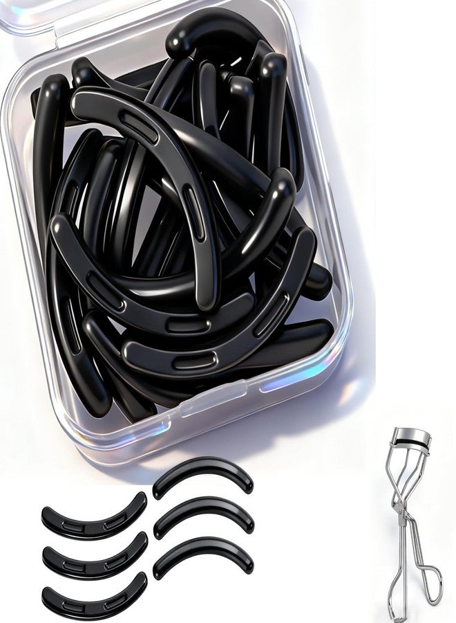 CLLFUU 30Pack Suitable for Tweezerman Eyelash Curler Refills,Premium Silicone Soft Rubber,Professional Eyelash Curler Refills Compatible with Tweezerman Lash Curlers. - Image 1