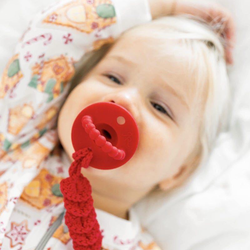 Ryan & Rose Cutie Pat Pacifier Teether (Stage 1  Red) - Image 4