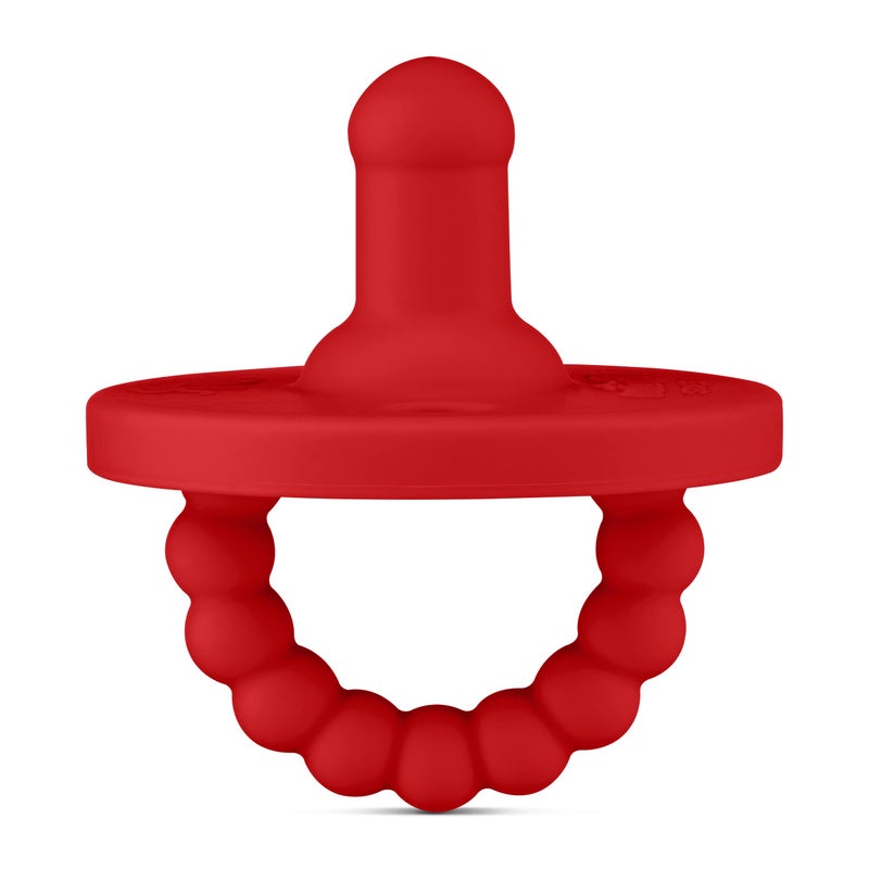 Ryan & Rose Cutie Pat Pacifier Teether (Stage 1  Red) - Image 1