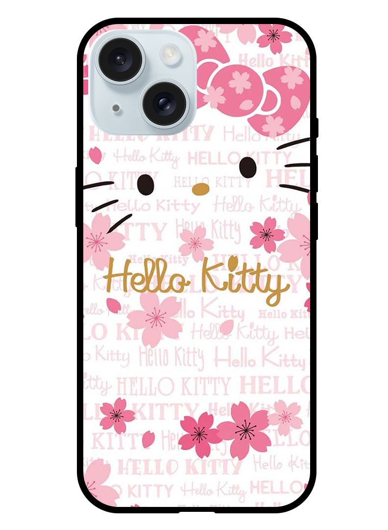 Theodor Protective Case Anti Scratch Shock Proof Bumper Cover For iPhone 15 Hello Kitty - Image 1