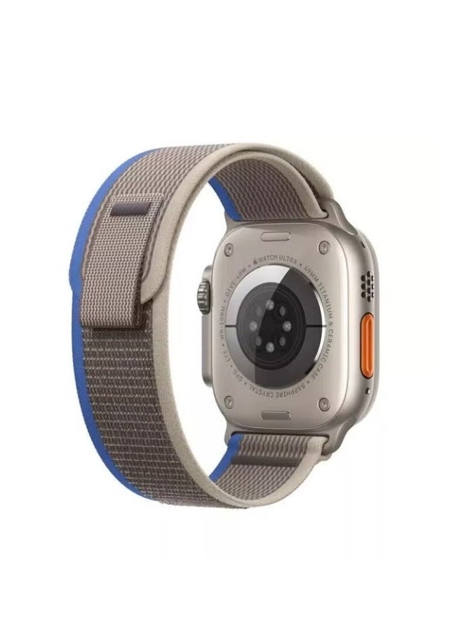 ACLIX Trail Loop Watch Band Strap for Apple Watch Ultra 49mm/45mm/44mm/42mm Blue/Gray  - Image 1