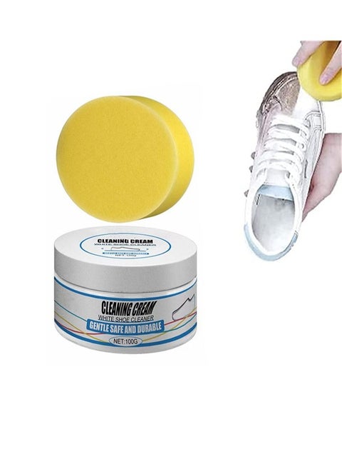White Shoe Cleaner, Shoe Cleaner, Restain and Polish Smooth Leather Shoes and Boots, Sneaker Cleaner White Shoes, White Rubber Sole Cleaner