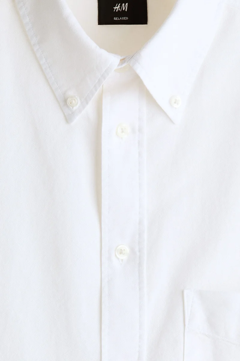 H&M  Relaxed Fit Oxford shirt for Men | Best Price UAE