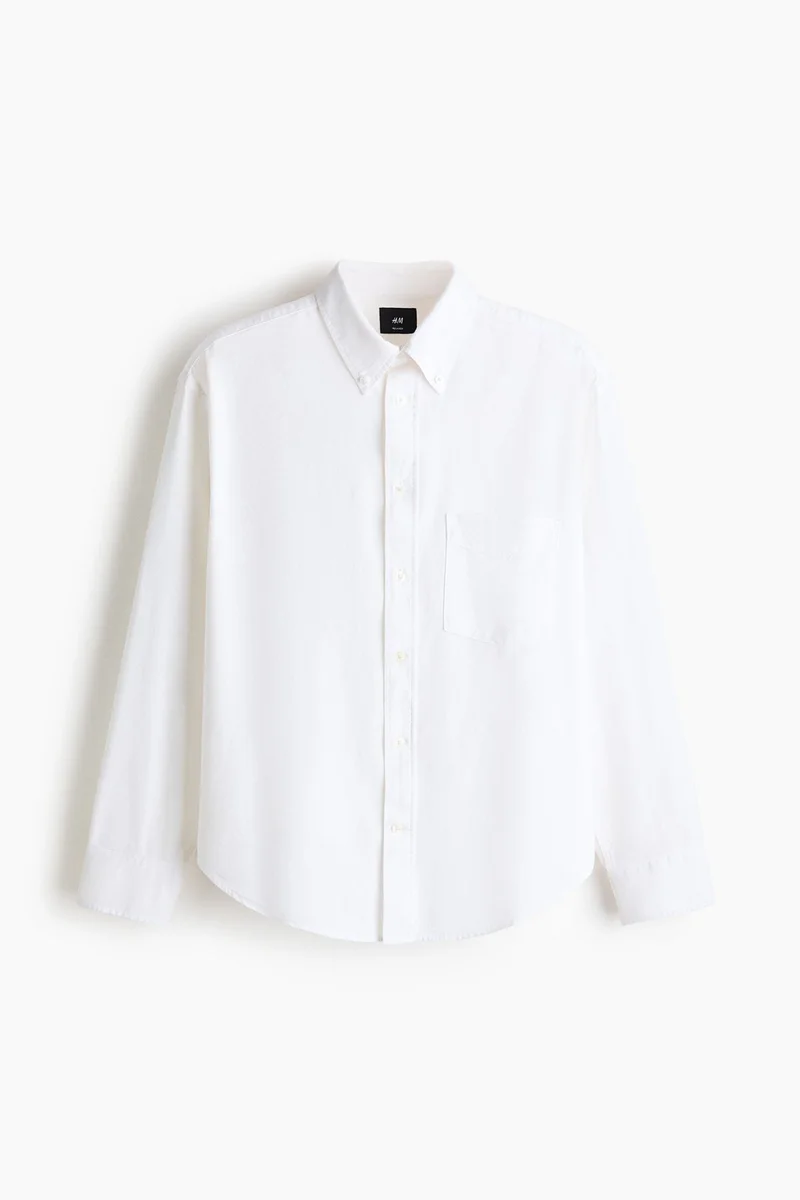 H&M  Relaxed Fit Oxford shirt for Men | Best Price UAE