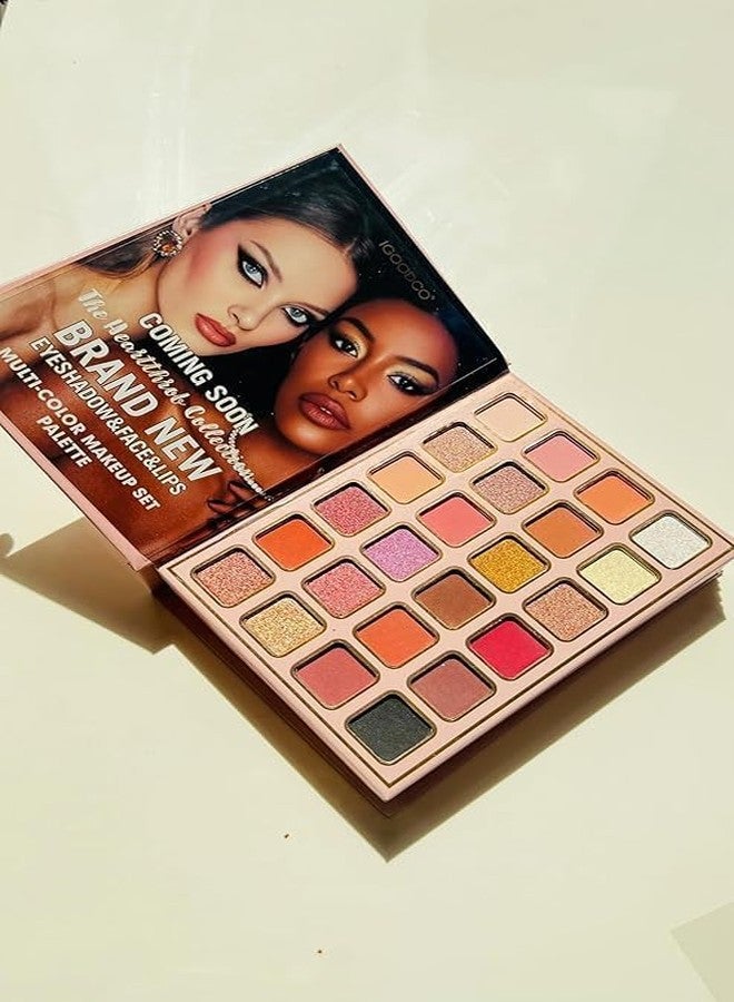Lobe Miracle 5In1 Book-Style Foldable Makeup Palette Set | Portable & Long-Lasting | Contour Blush Highlight Eyeshadow, Suitable For Multiple Skin Tones & Makeup Looks All In One Makeup book(Fashion) - Image 4