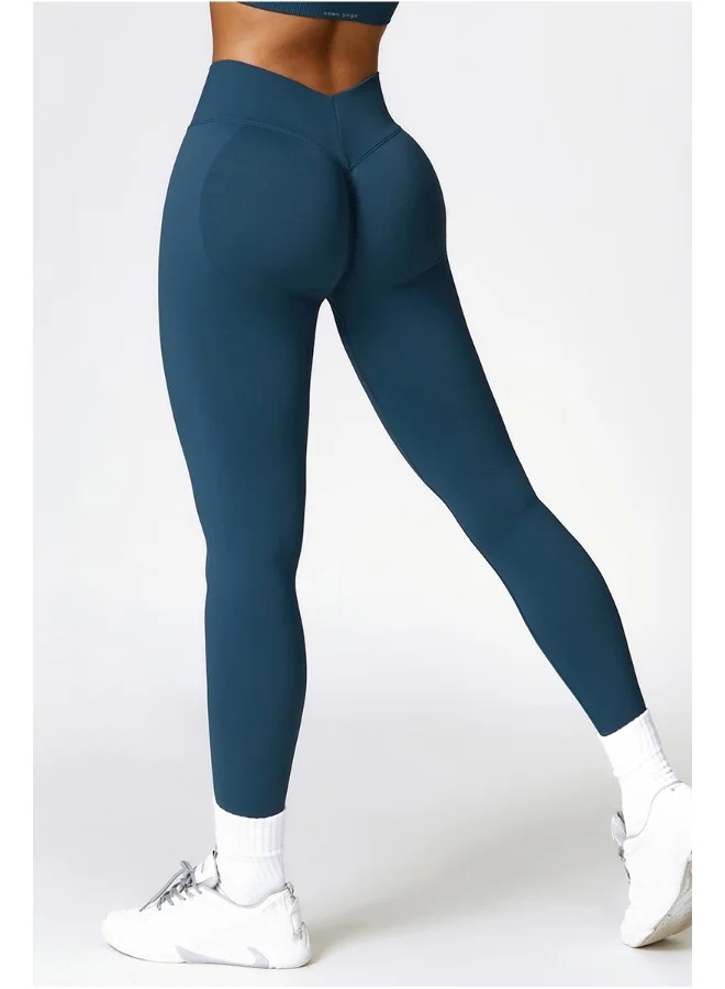 KAWN.YOGA Womens High Waist Contour Workout sport Leggings Yoga Pants Tummy Control Running Pants.