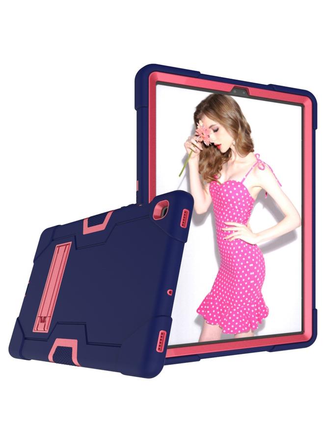 S-TOP Case For Galaxy Tab S5e T720 Contrast Color Silicone + PC Combination Case with Holder - Image 2