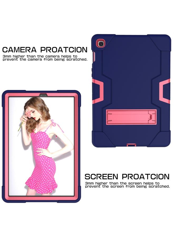 S-TOP Case For Galaxy Tab S5e T720 Contrast Color Silicone + PC Combination Case with Holder - Image 5