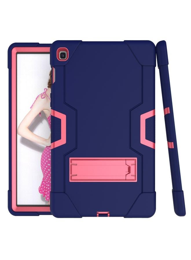 S-TOP Case For Galaxy Tab S5e T720 Contrast Color Silicone + PC Combination Case with Holder - Image 3