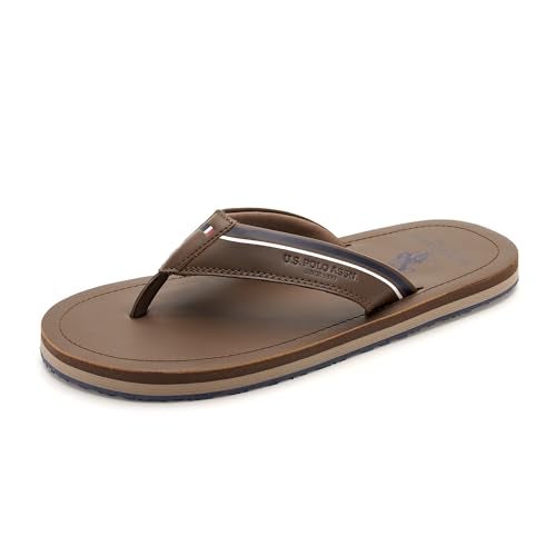 U.S. Polo Assn. يو إس بولو أسن. نساء نيستا براون سليبّر-6 كيدز المملكة المتحدة (2FD25396K04) - Image 4