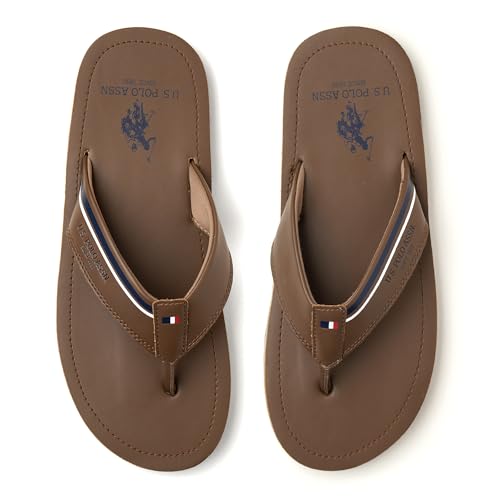 U.S. Polo Assn. يو إس بولو أسن. نساء نيستا براون سليبّر-6 كيدز المملكة المتحدة (2FD25396K04) - Image 1