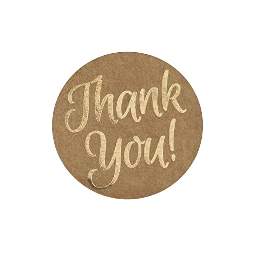 Great Papers! Thank You Stickers, Self-Adhesive, for Small Businesses, Gifts, and Weddings, 250 Pack (2017012) - Image 1