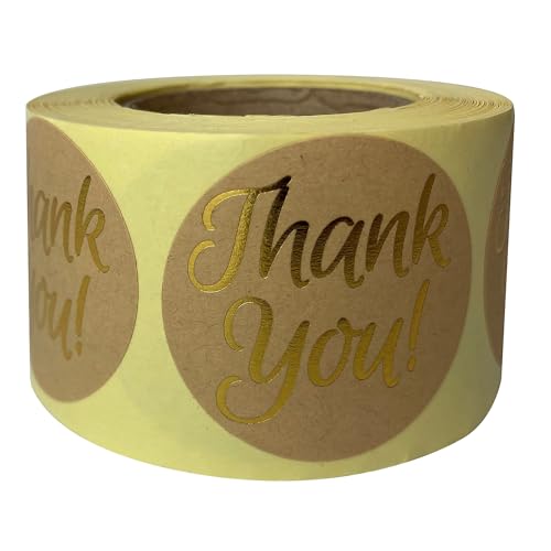 Great Papers! Thank You Stickers, Self-Adhesive, for Small Businesses, Gifts, and Weddings, 250 Pack (2017012) - Image 4