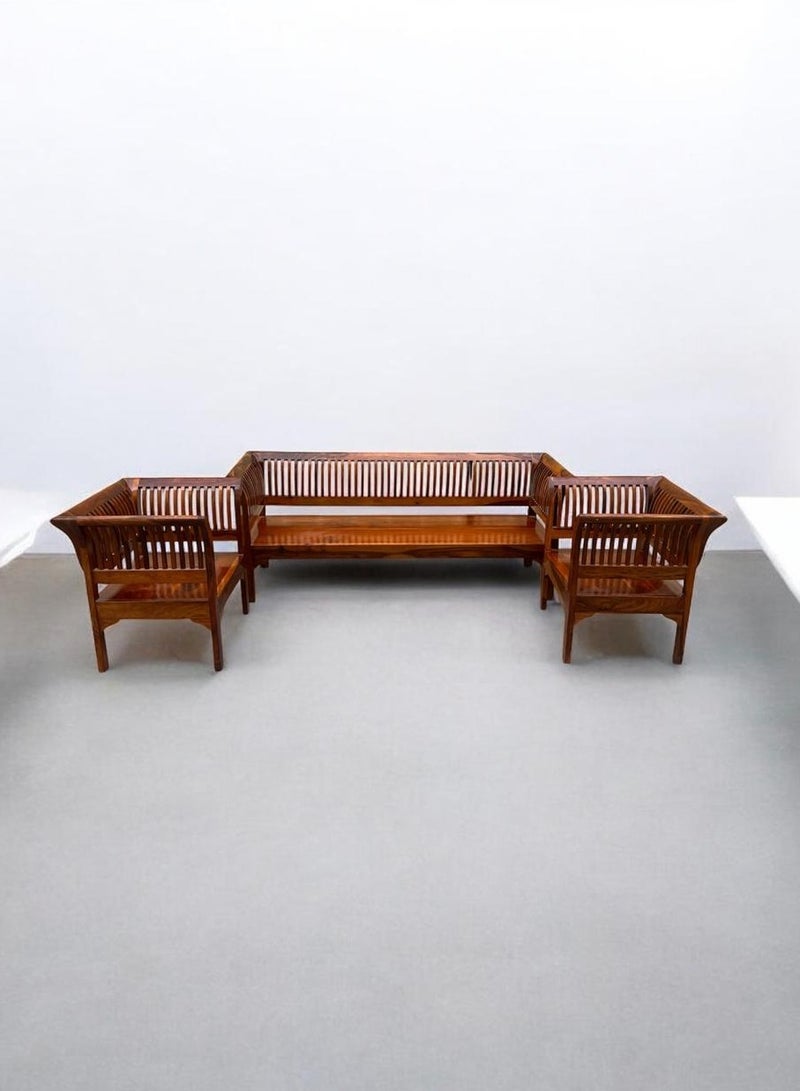 general Wooden 3 seater sofa - 180 x 60 x 75 cm